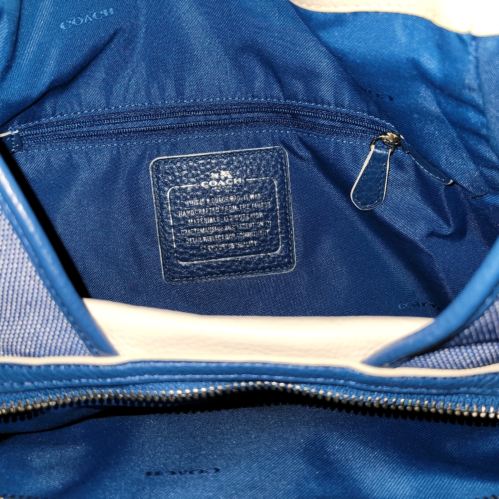Authentic Denim Coach Handbag - Picture 4 of 4